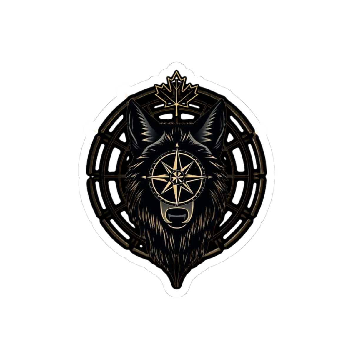 Black Wolf TSG Sticker