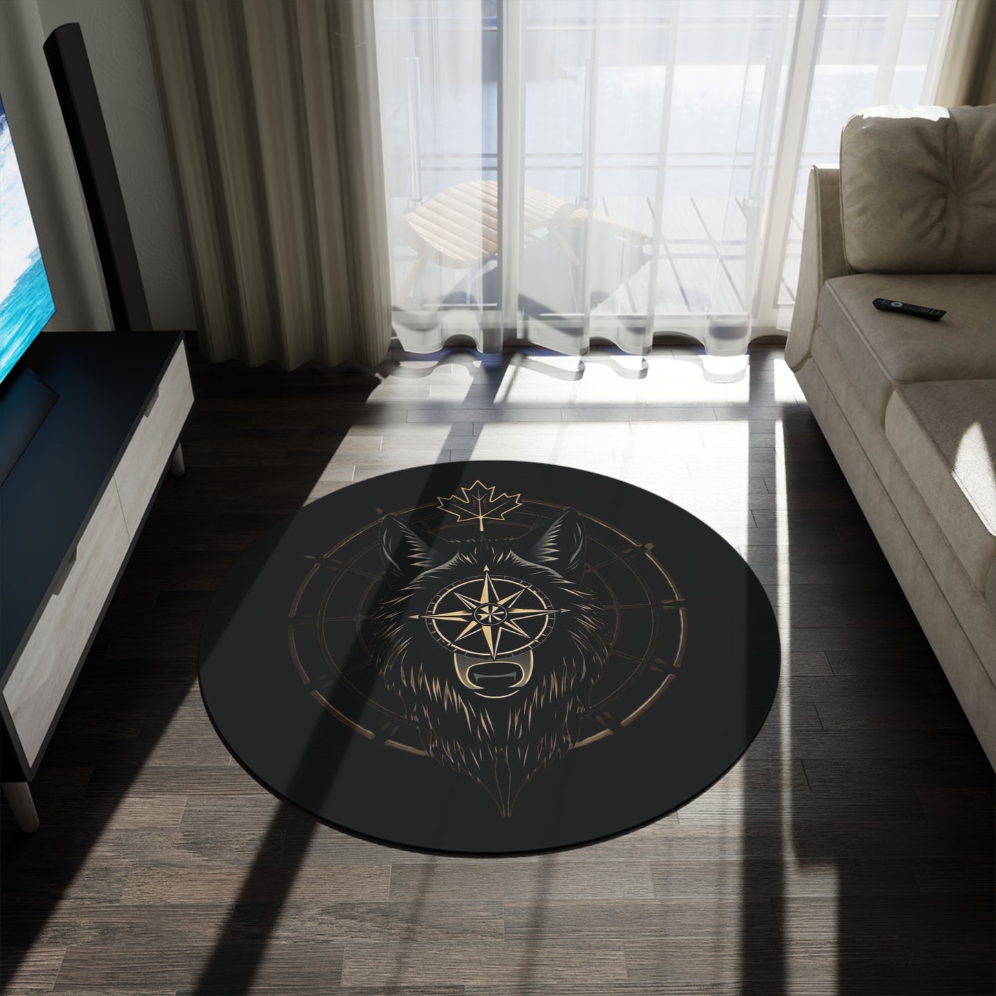 BWTSG round rug