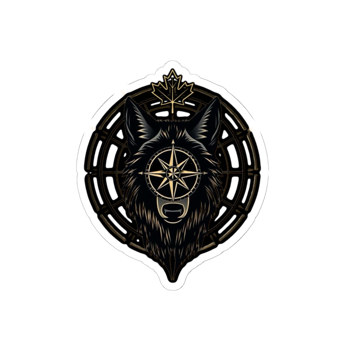 Black Wolf TSG Sticker