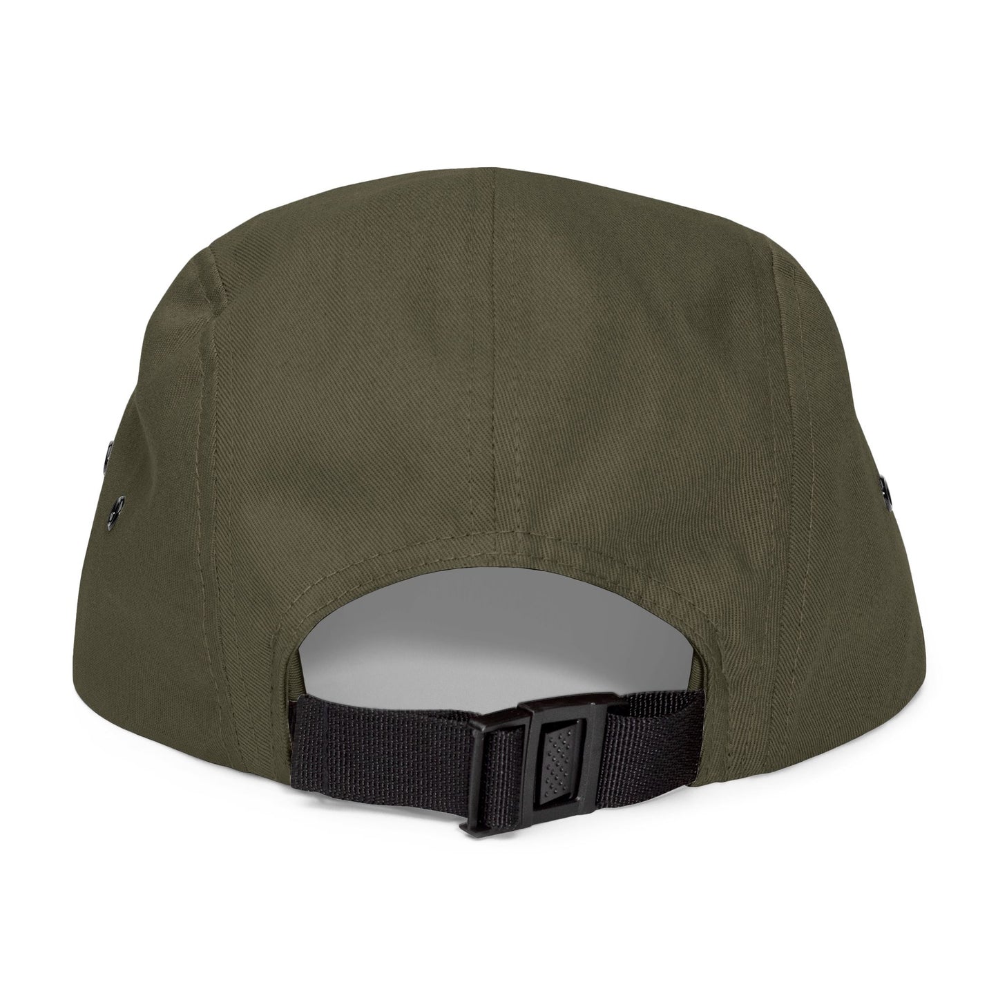 Black Wolf Embroidered 5 Panel Cap